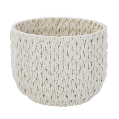 Better Homes & Gardens Extra Large White Woven Rope Decorative Storage Basket
