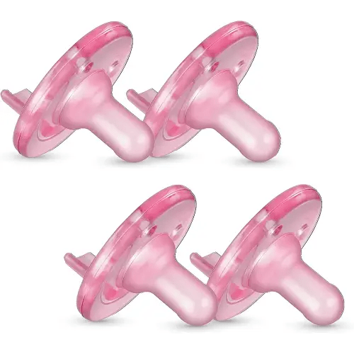 Philips AVENT Soothie 3-18 months, pink/pink, 4 pack, SCF192/47