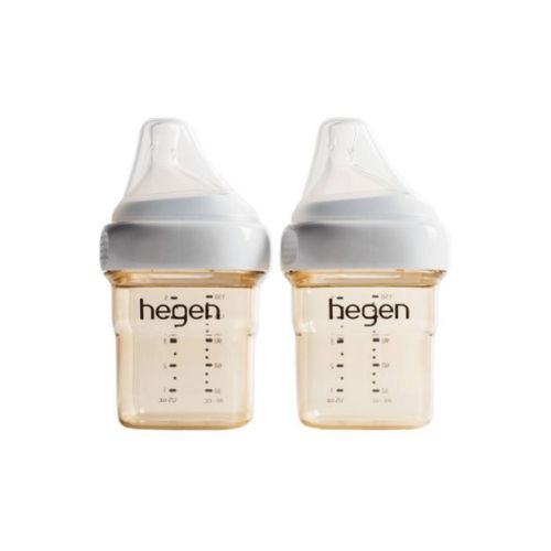 Hegen Anti-Colic Feeding Bottle - Amber - 5oz/2pk
