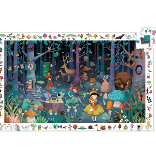Djeco Enchanted Forest Observation Jigsaw Puzzle - 100 Piece