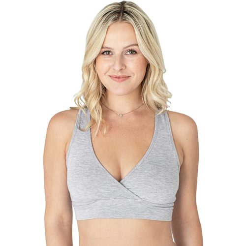 Kindred Bravely French Terry Racerback Nursing Sleep Bra for Maternity/Breastfeeding - Small