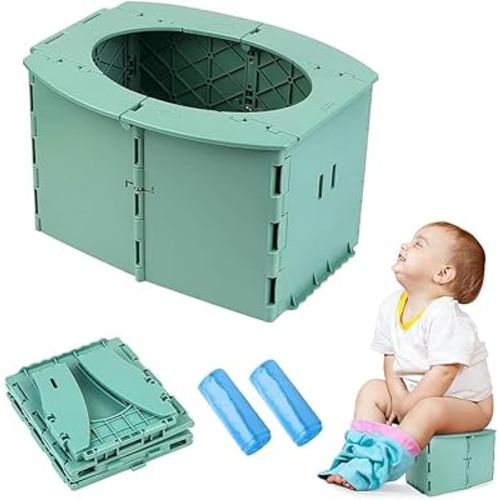 Portable Potty for Toddler,Travel Potty for Kids，Travel Potty for Car，Apply toCamping, Tourism, Outdoor, Indoor