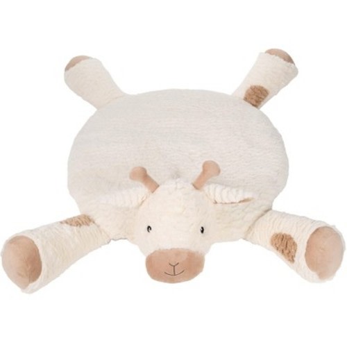 Bearington Lil' Lofty 30 Inch Giraffe Tummy Time Mat - Giraffe Baby Blanket - Giraffe Pillow for Baby