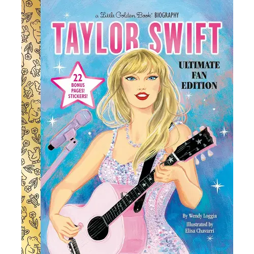 Taylor Swift Ultimate Fan Edition Little Golden Book Biography: 22 Bonus Pages! Stickers!