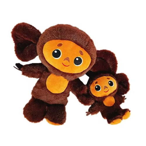 2023 Russia Movie Cheburashka Monkey Plush Toy stuffed cartoon doll sleep baby toys for kids children's gift