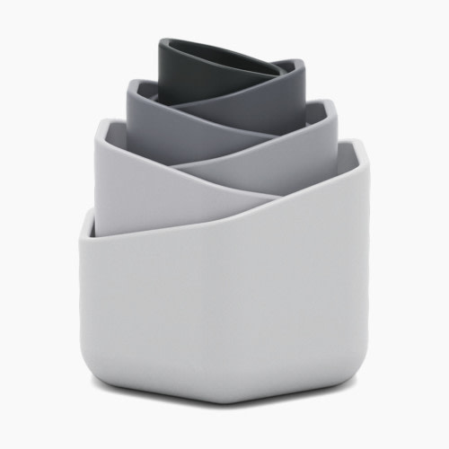 Lalo Stacking Cups - Black And White