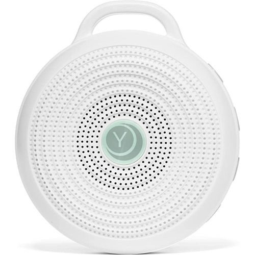 Yogasleep Rohm Portable White Noise Machine for Travel, 3 Soothing, Natural Sounds with Volume Control, Compact Sleep Therapy for Adults & Baby, USB Rechargeable, Lanyard for Easy Hanging - 1-Pack Rohm