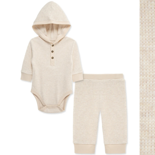 Oatmeal Bodysuit & Pant Set