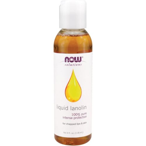 NOW Liquid Lanolin Pure, 4-Ounce (Pack Of 2)