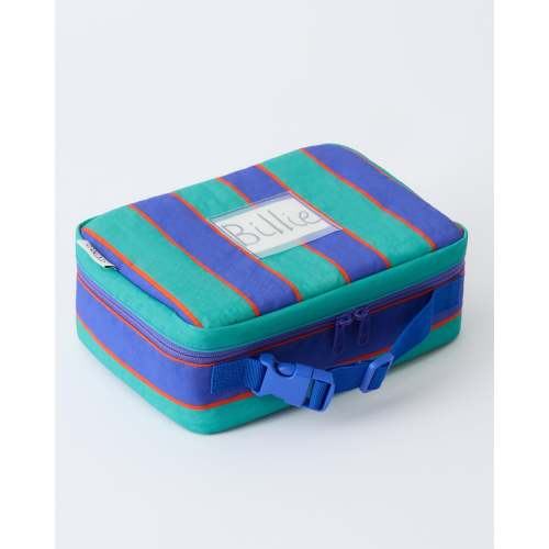 Cool Kid Lunch Box | Navy & Green Stripe - Storq by Kindred Bravely
