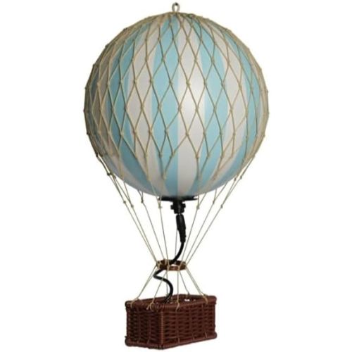 Authentic Models LED Hot Air Balloon Lanterns: Magical Night Sky Decor | Hot Air Balloon Decor | LED Lantern Decor for Enchanting Evenings | Remote Control Included - Royal Aero LED, Blue Light