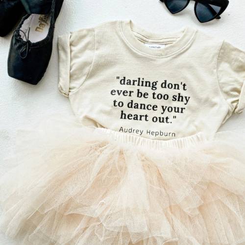Hepburn Toddler Tee | Dance Tshirt | Ballet Shirt | Toddler Dance Shirt | Dancer Tee | Ballet | Gift | Dance Tee | Breakfast At Tiffanys