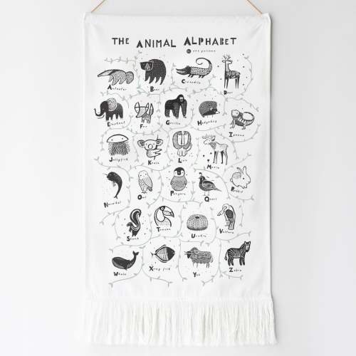 Animal Alphabet Tapestry