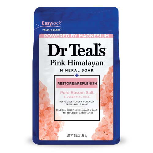 Dr Teal's, Epsom Salt Magnesium Soak, 3 lbs, Restore & Replenish