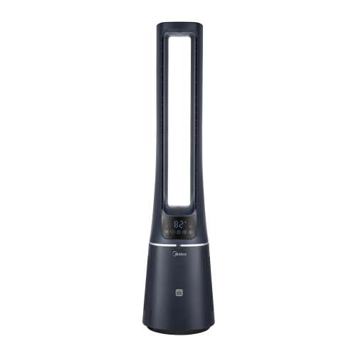 Midea 41in Bladeless Tower Fan & HEPA Purifier, Remote, Smart Features, AMS150-PBW, New