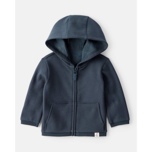 Baby Boy DayDream Fleece Long-Sleeve Zip-Up Jacket - Navy - Carter's | Carter's