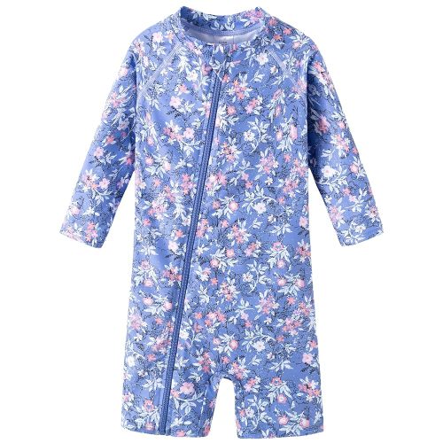 UMELOK Baby Girl Swimsuit Infant Rash Guard Swimwear UPF 50+ Sun Protection Bathing Suit