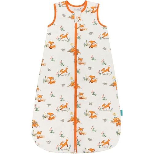 0.5 Tog Sleep Sack, Summer Sleep Sack 12-18 Months Lightweight Wearable Blanket Baby, Fox