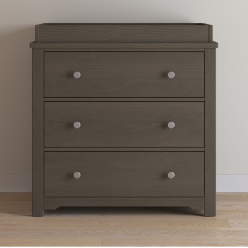 Harmony 3-Drawer Dresser with Changing Table Topper