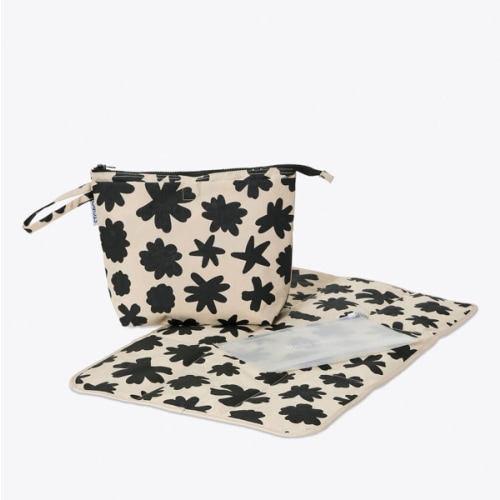 Quick Change Kit Bag Diaper Clutch Baby Bag With Changing Mat - Cammomiles