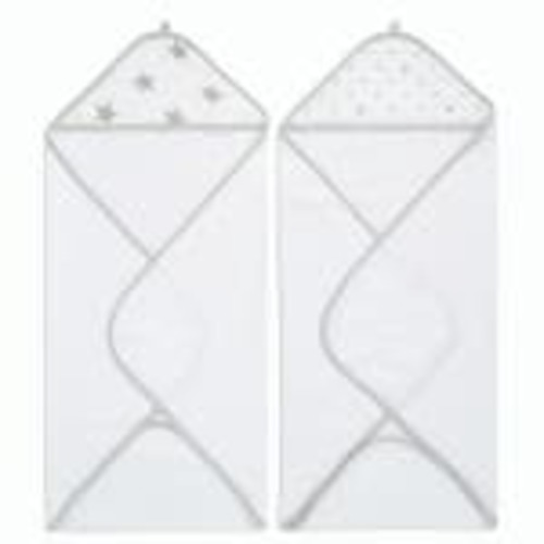 Dusty Cotton Muslin Hooded Towel | aden + anais