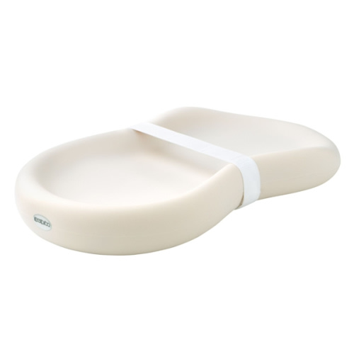 Keekaroo Peanut Changer Baby Vanilla– The Original Made in USA Easy-to-Clean Changing pad and The only Shell Over Foam, Fully Water Repellant