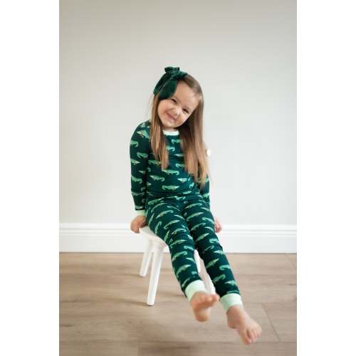 Mardi Gator 2 Piece Bamboo Pajama Set