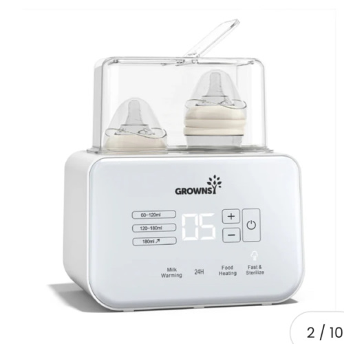 8-in-1 Baby Bottle Warmer, Fast Heating with Timer