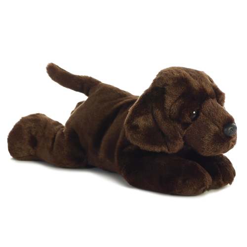 Chocolate Lab - Max - Sporty Flopsie Stuffed Animal - Aurora – Aurora®