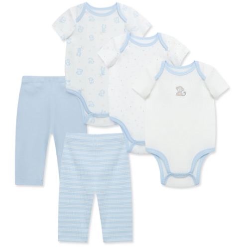 Cuddles 5-Piece Bodysuit & Pant Set