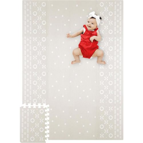 Gudi Foam Play Mat for Baby 5.6 x 4 ft – Safe, Easy to Clean Floor Mat – The Stylish Baby Play Mat That Complements Any Home Décor or Kids Playroom