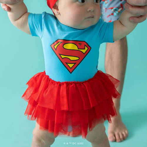 I Am Superman Tulle Skirt Bodysuit Dress