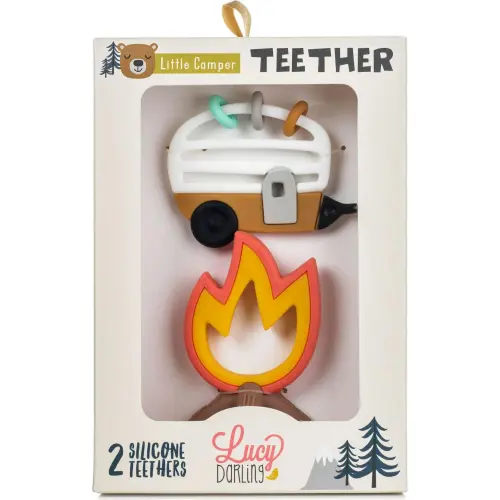 little camper teether toy