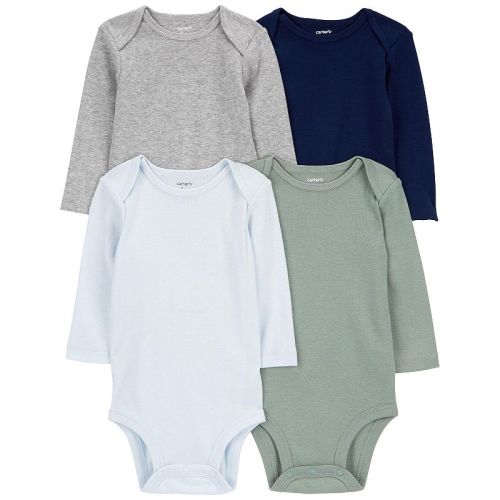 Baby Boy Carter's 4-pk. Long Sleeve Original Bodysuits