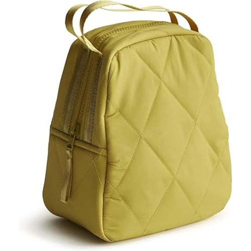 Vera Bradley Women's Featherweight Lunch Bag, Golden Olive, One Size