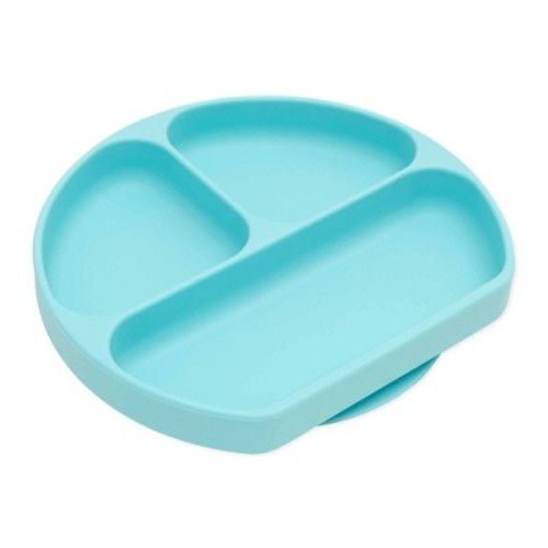 Bumkins Silicone Grip Dish - Blue