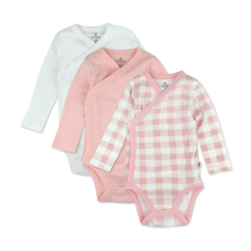 3-Pack Organic Cotton Long Sleeve Side-Snap Bodysuits | Honest Baby Clothing