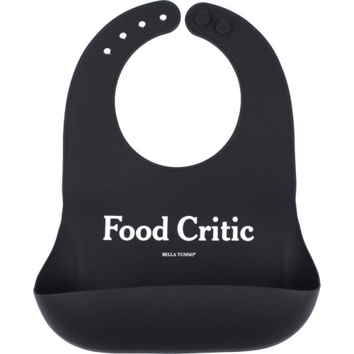 Bella Tunno Food Critic Wonder Bib, Black