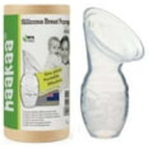 Haakaa Silicone Manual Breast Pump - Hands-Free, Quick Clean, Baby Essentials, 100% Food Grade