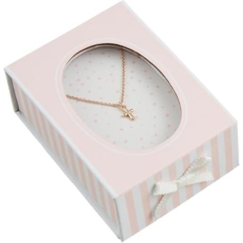Mud Pie Children's Gold Boxed Cross Necklace