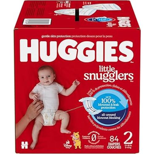 Huggies Little Snugglers Diapers, Size 2