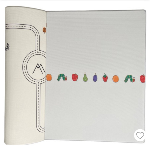 World of Eric Carle X Little Bot Baby Play Mat (Ofie mat, Caterpillar Life + Country Road Nordic)