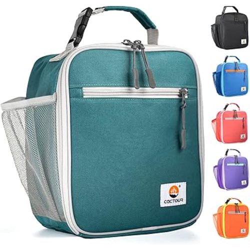 Lunch Box Kids,Premium Insulated Lunch Bag for Girls Boys,Soft Bag Mini Cooler Back to School Thermal Reusable Lunch Bag for Work School Picnic (Green)