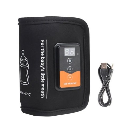 Portable USB Baby Bottle Warmer with LCD Display