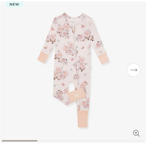 Floral White Baby Convertible Sleeper | Joy Anne