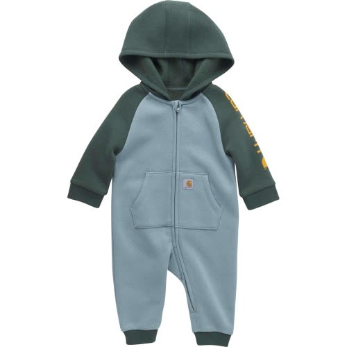 Boys' Long-Sleeve Zip-Front Hooded Coverall (Infant)
