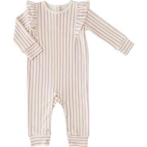 Long Sleeve Ruffle Romper, 6-12M