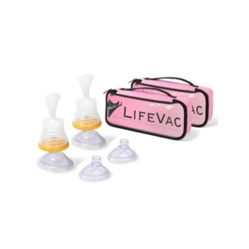 2 PACKS - NEW LifeVac Pink Travel SET - Perfect Gift Set NWT