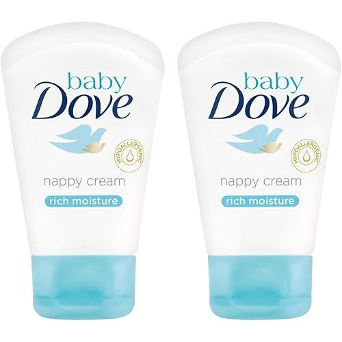Dove Baby Rich Moisture Nappy Cream - 1.58 Oz / 45 g x 2 Pack