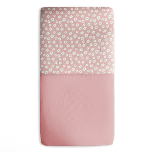 Half Silk Crib Sheet - Daisy